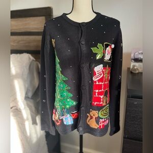 Basic Editions Black Knit Sweater